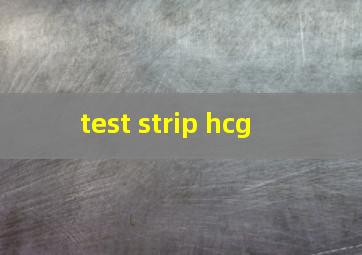  test strip hcg
